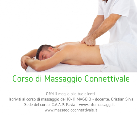 locandina corso di massaggio connettivale 10-11 maggio 2020